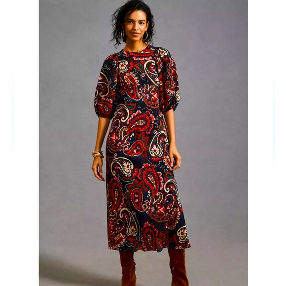Anthropologie Dresses & Skirts - Anthropologie Kachel Puff Sleeve Dress